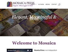 Tablet Screenshot of mosaicapress.com
